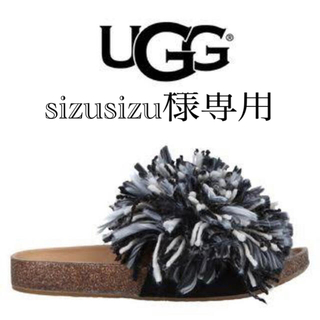 アグ(UGG)の【美品】UGG アグ コントラストサンダル シンディ 23.0(サンダル)