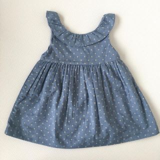 ベビーギャップ(babyGAP)のbabyGAP ドット ワンピース 80(ワンピース)