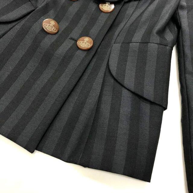 美品 ヴィヴィアンウエストウッド フリル ストライプ ラブ ジャケット