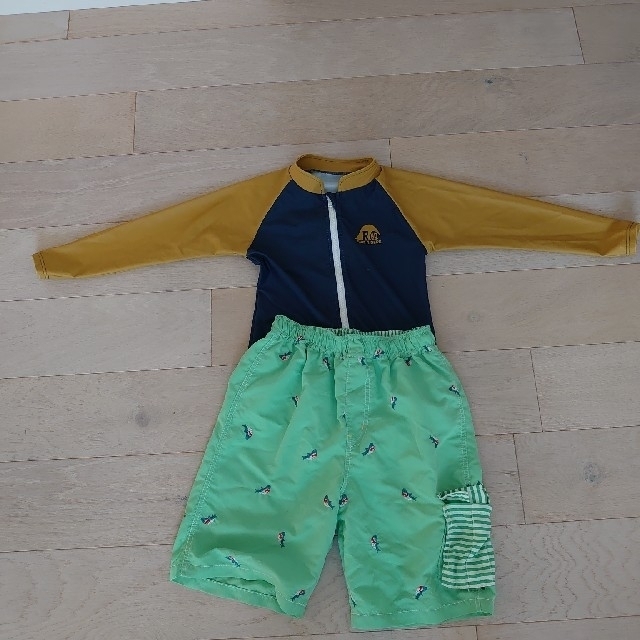 キッズ　スイムウェア　水着　セット　120cm キッズ/ベビー/マタニティのキッズ服男の子用(90cm~)(水着)の商品写真