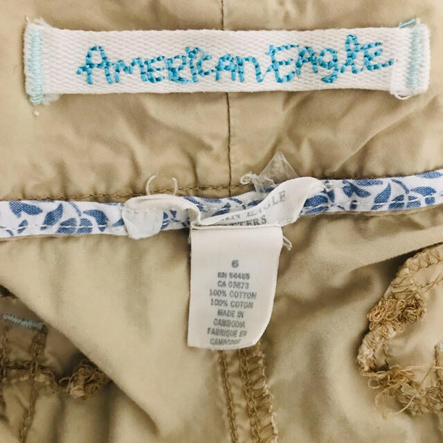 American Eagle(アメリカンイーグル)の美品　アメリカンイーグル　7部丈　パンツ　サイズ6 レディースのパンツ(ワークパンツ/カーゴパンツ)の商品写真