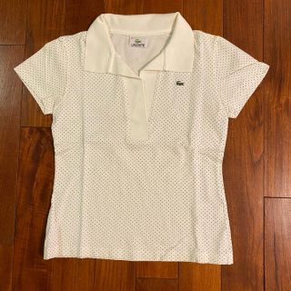 ラコステ(LACOSTE)のLACOSTE ラコステ　水玉 ドット柄 スキッパーポロシャツ(ポロシャツ)