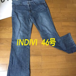 インディヴィ(INDIVI)のなつ様専用INDIVI 46号（5L）デニムジーンズ(デニム/ジーンズ)