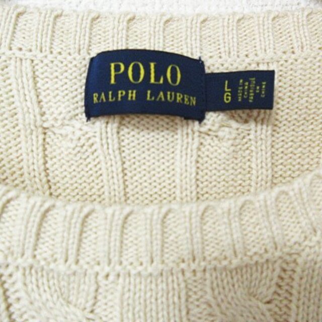 POLO RALPH LAUREN(ポロラルフローレン)のポロ ラルフローレン POLO RALPH LAUREN ニット 長袖 L レディースのトップス(ニット/セーター)の商品写真