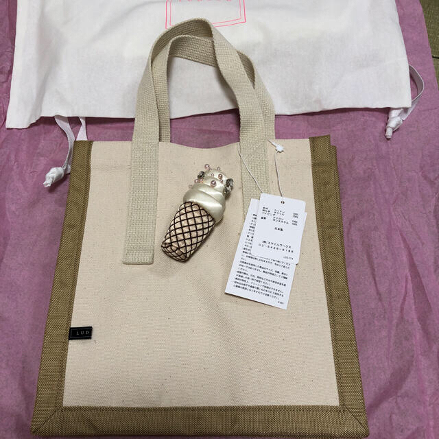 LUDLOW - 新品 ラドロー トートバッグ ソフトクリーム アイス LUDLOW - 新品 ラドロー トートバッグ ソフトクリーム アイス