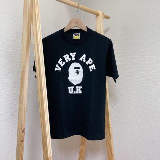 アベイシングエイプ(A BATHING APE)の希少‼️日本製‼️BAPE VERY APE TEE‼️黒(Tシャツ/カットソー(半袖/袖なし))