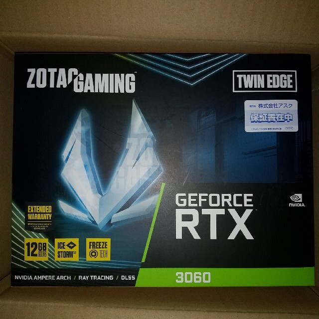 新品未使用　RTX 3060 Twin Edge