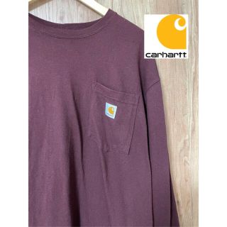 カーハート(carhartt)の【美品】古着 Carhartt カットソー 長袖 ロンＴ(Tシャツ/カットソー(七分/長袖))