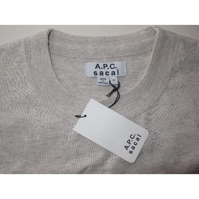 sacai(サカイ)のsacai × APC Kiyo Tシャツ sizeM grey メンズのトップス(Tシャツ/カットソー(半袖/袖なし))の商品写真
