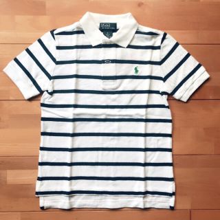 ポロラルフローレン(POLO RALPH LAUREN)の[新品]ラルフ・ローレン ボーダーポロTシャツ 白黒 5才用(Tシャツ/カットソー)