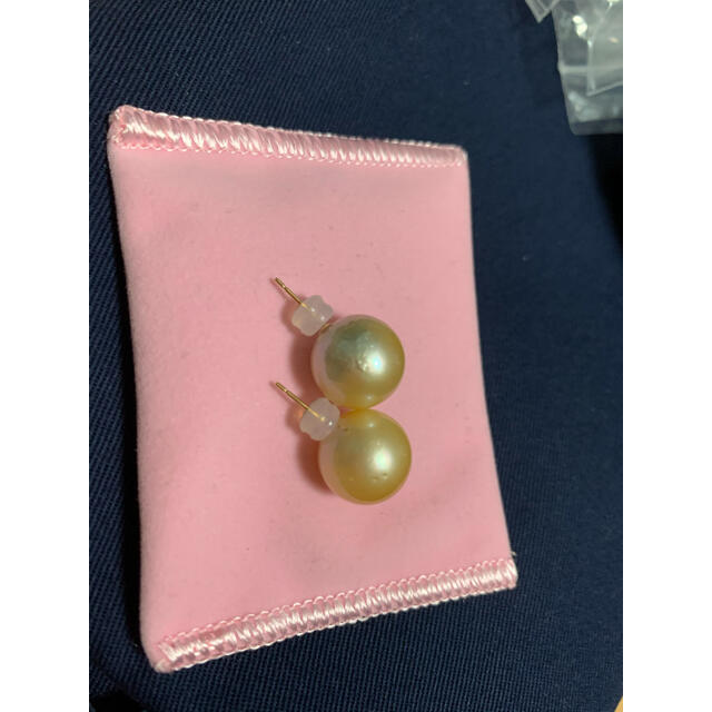 18K Japan gold South sea pearl earring - イヤリング