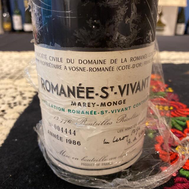 ロマネコンティ　ロマネサンヴィヴァン　DRC  1986年　ワイン