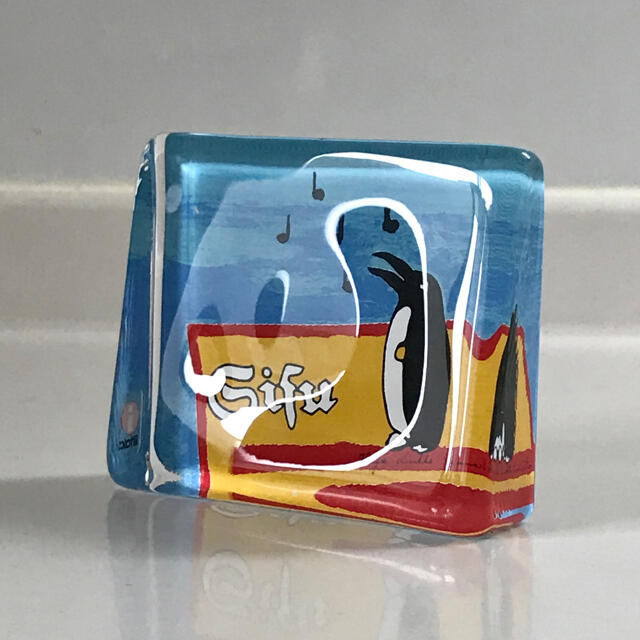 【希少品】iittala ヘルヤ ガラスカード "Sisu Penguin" 2
