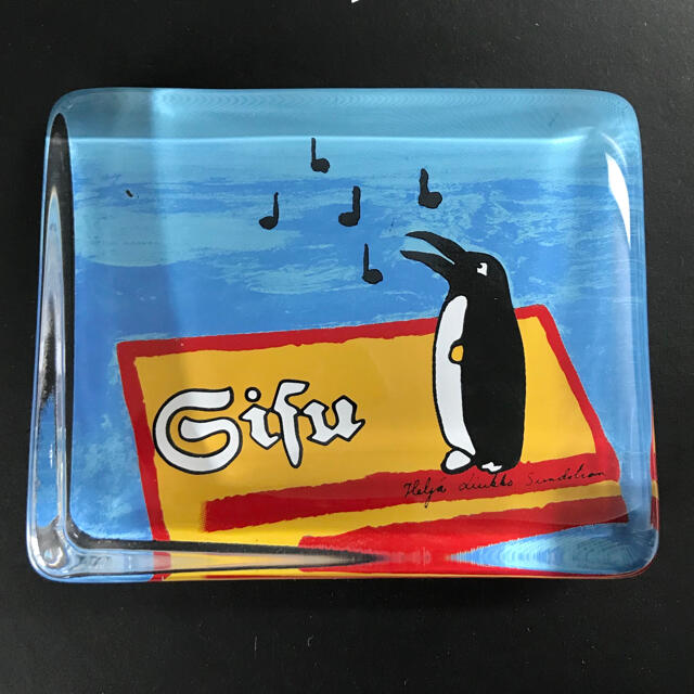 【希少品】iittala ヘルヤ ガラスカード "Sisu Penguin" 6