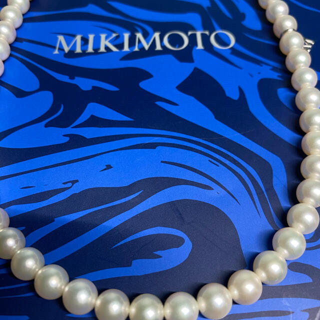 ミキモト　パールネックレス　大珠　MIKIMOTO 真珠　あこや