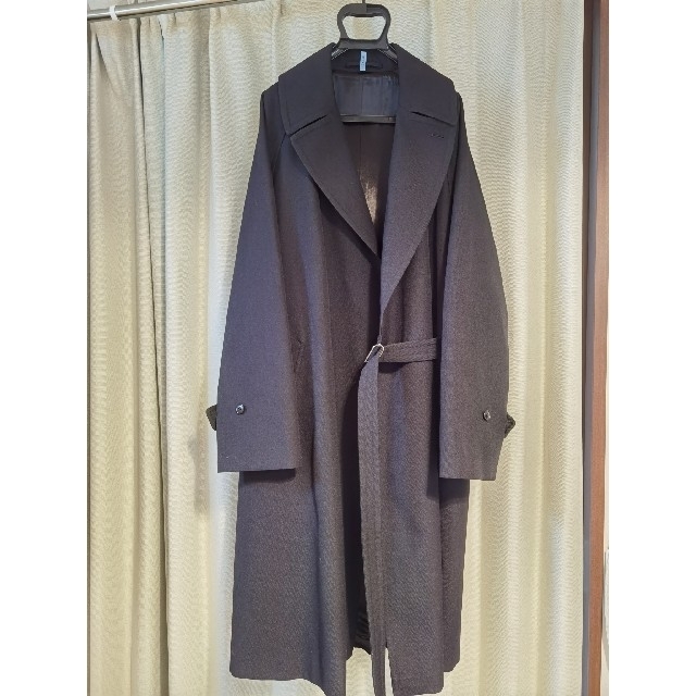 COMOLI 18aw すぼまり ウールサージタイロッケンコート サイズ3 COMOLI 18aw すぼまり ウールサージタイロッケンコート サイズ3