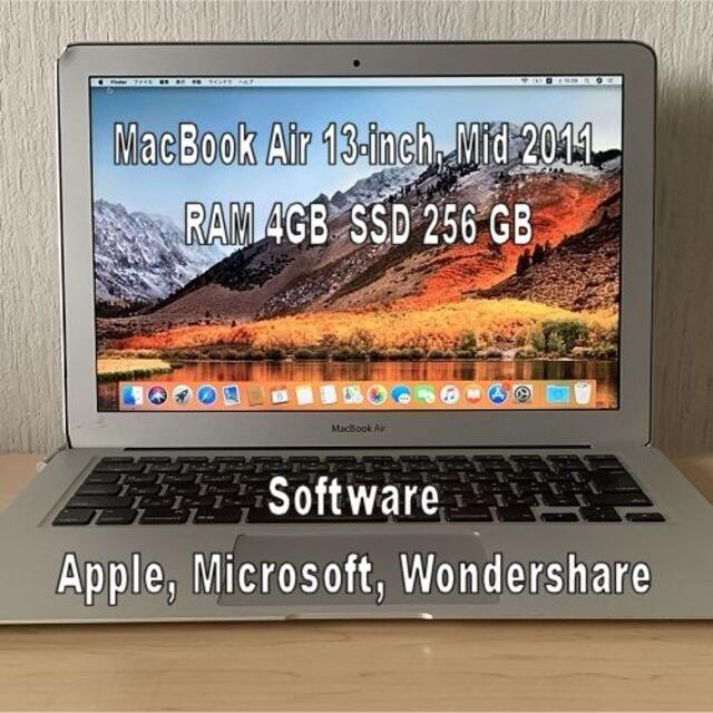 良い内蔵カメラMacBook Air 13-inch, Mid 2011 (15%コロナ割引)