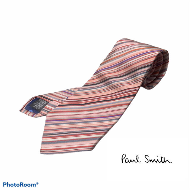 Paul Smith(ポールスミス)の【PaulSmith】ポールスミス　マルチカラー　ストライプ　ネクタイ　水玉 メンズのファッション小物(ネクタイ)の商品写真