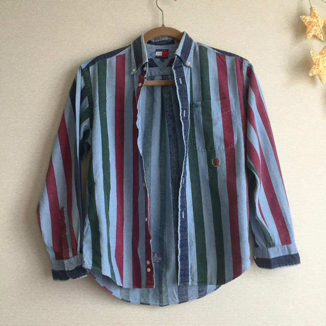 TOMMY HILFIGER(トミーヒルフィガー)のTOMMYストライプシャツ レディースのトップス(シャツ/ブラウス(長袖/七分))の商品写真