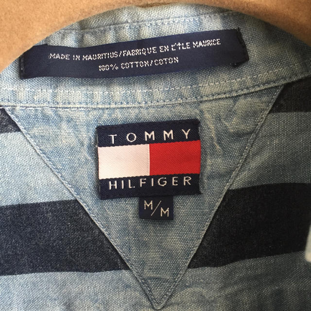 TOMMY HILFIGER(トミーヒルフィガー)のTOMMYストライプシャツ レディースのトップス(シャツ/ブラウス(長袖/七分))の商品写真