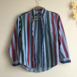 トミーヒルフィガー(TOMMY HILFIGER)のTOMMYストライプシャツ(シャツ/ブラウス(長袖/七分))