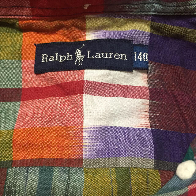 Ralph Lauren(ラルフローレン)のラルフローレン 140センチ ボタンダウンシャツ キッズ/ベビー/マタニティのキッズ服男の子用(90cm~)(ブラウス)の商品写真