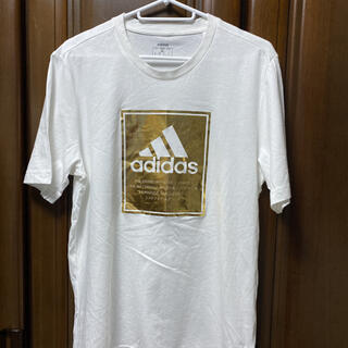 アディダス(adidas)のadidas Tシャツ M 金色(Tシャツ/カットソー(半袖/袖なし))