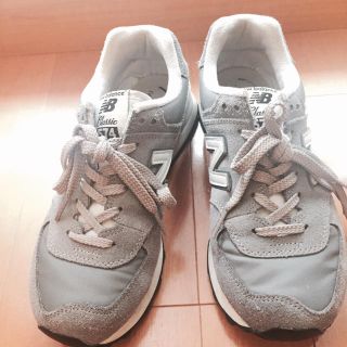 ニューバランス(New Balance)のニューバランス574＊グレー(スニーカー)