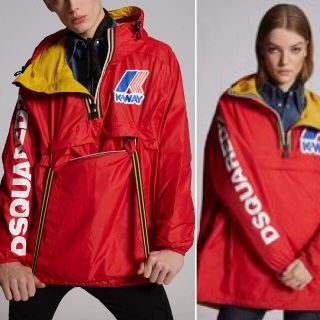 ディースクエアード(DSQUARED2)のDSQUARED2 K-Way リバーシブル ナイロンプルオーバー ユニセックス(ナイロンジャケット)