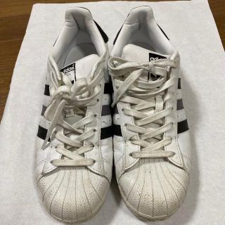 アディダス(adidas)のadidas スニーカー　白　27.5  中古品(スニーカー)