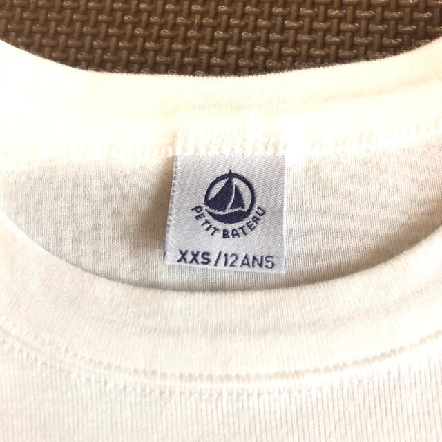 PETIT BATEAU(プチバトー)の半袖Tシャツ 白クルーネック レディースのトップス(Tシャツ(半袖/袖なし))の商品写真