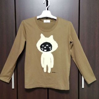 ネネット(Ne-net)の【Ne-net】 ネネット にゃーロングTシャツ もこもこプリント サイズ3(Tシャツ(長袖/七分))