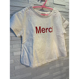 プティマイン(petit main)のpetit main デザインロゴTシャツ　size110(Tシャツ/カットソー)