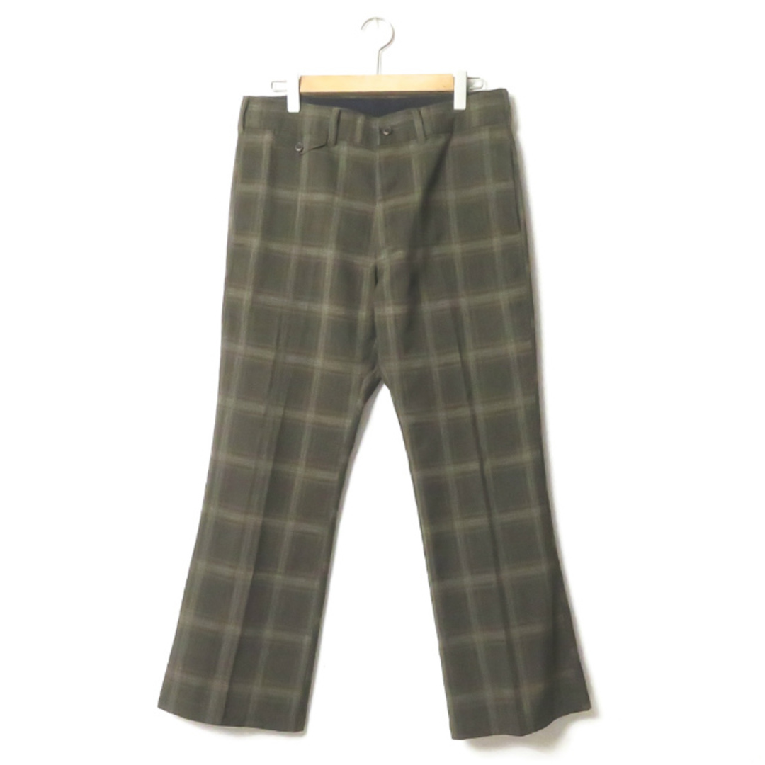 Needles ニードルス 20SS 日本製 Flap Pocket Boot-Cut Trouser - Tropical Poly Cloth フラップポケットブーツカットトラウザー トロピカルポリクロス GL171 M オリーブ パンツ スラックス ボトムス【Needles】約31cm股下