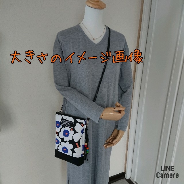 新作✳便利!長財布、ペットボトルも入る✳可愛い花柄縦長ショルダー