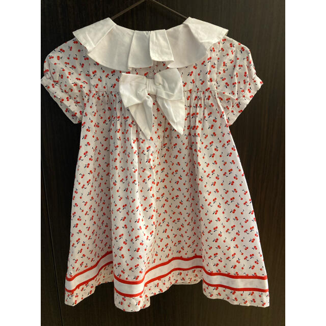 Ralph Lauren(ラルフローレン)のJANIE and JACK ジャニーアンドジャック　チェリーワンピ18-24M キッズ/ベビー/マタニティのベビー服(~85cm)(ワンピース)の商品写真