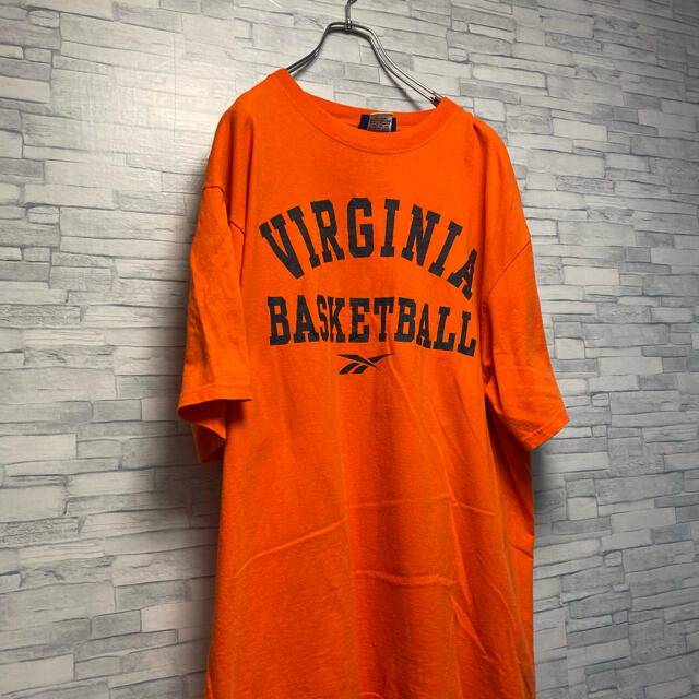 Reebok(リーボック)の90s古着リーボック　バスケVIRGINIA バージニアTシャツXL メンズのトップス(Tシャツ/カットソー(半袖/袖なし))の商品写真