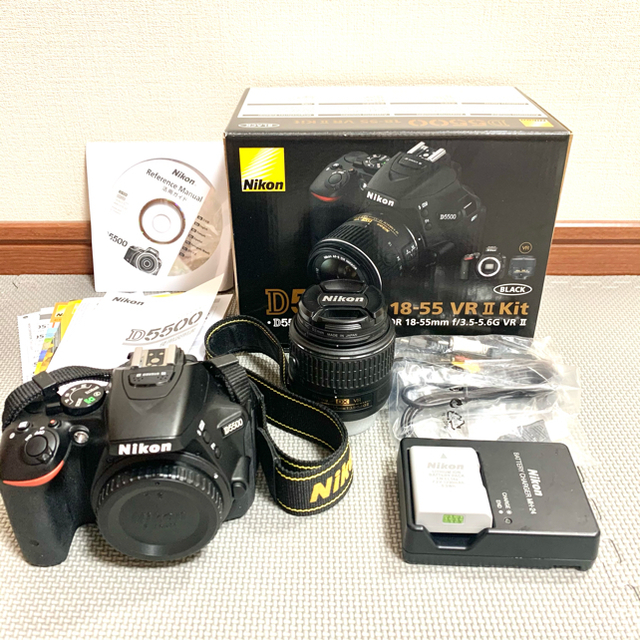 デジタル一眼Nikon D5500 18-55 VR II レンズキット 一眼レフ