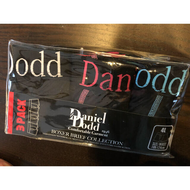 DANIEL DODD(ダニエルドッド)のmen'sﾎﾞｸｻｰﾊﾟﾝﾂ4L 3Pｾｯﾄ メンズのアンダーウェア(ボクサーパンツ)の商品写真
