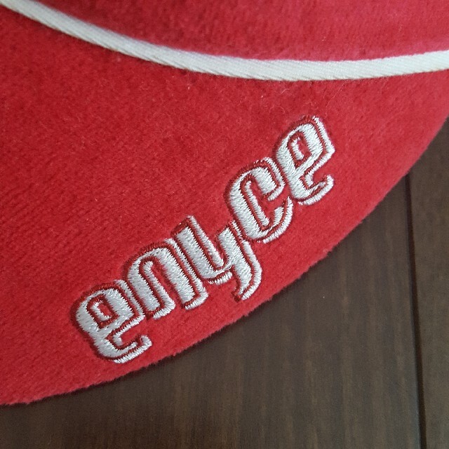 ENYCE(エニーチェ)の☆エニーチェ ENYCE サンバイザー レッド フリーサイズ メンズの帽子(サンバイザー)の商品写真