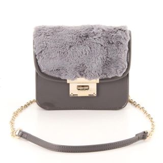 ハニーズ(HONEYS)のHoneys メトロポリス風 ファー ミニバッグ ハニーズ FURLA フルラ(ショルダーバッグ)