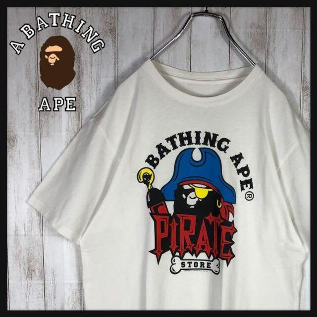 【即完売モデル】 A BATHING APE デカロゴ パイレーツ Tシャツ