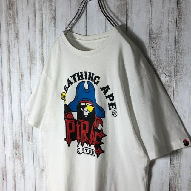 【即完売モデル】 A BATHING APE デカロゴ パイレーツ Tシャツ 4
