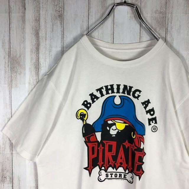 【即完売モデル】 A BATHING APE デカロゴ パイレーツ Tシャツ 9