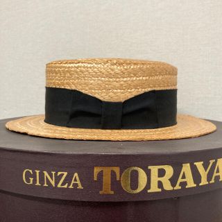 TORAYA カンカン帽 57cm TORAYA カンカン帽 57cm
