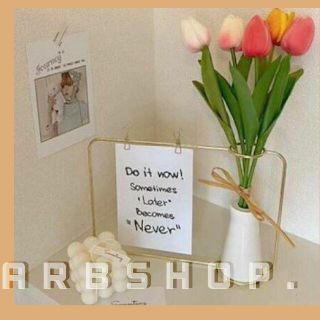 フラワーベース　ワイヤーフレーム　花瓶　ゴールド　韓国 北欧　シンプル(花瓶)
