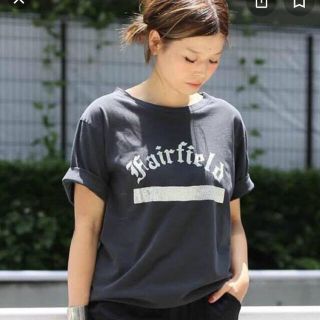 ドゥーズィエムクラス(DEUXIEME CLASSE)のDeuxieme Classe プリントTシャツ グレー(Tシャツ(半袖/袖なし))