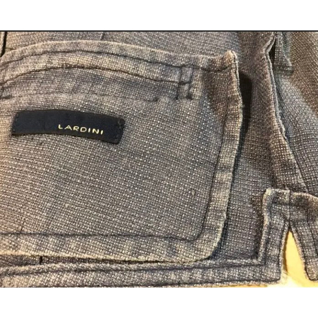 美品⭐️LARDINI イタリア製 ジレ シルク100% ヴィンテージ カーキ