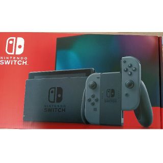NintendoSwitch本体　任天堂スイッチ本体　ニンテンドウ　グレー(家庭用ゲーム機本体)