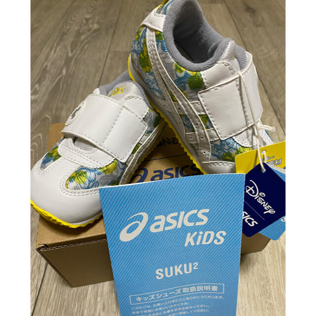 asics(アシックス)の新品　アシックス　スクスク　アイダホベビー　MF スニーカー　イエロー キッズ/ベビー/マタニティのベビー靴/シューズ(~14cm)(スニーカー)の商品写真